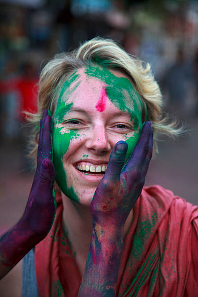 istock Holi festival in India 147916812