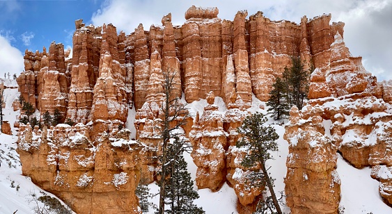 Bryce Canyon National Park Winter Queen's Garden Hike Snow Hoodoos