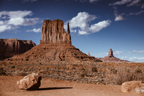 monument valley landscape stock photo