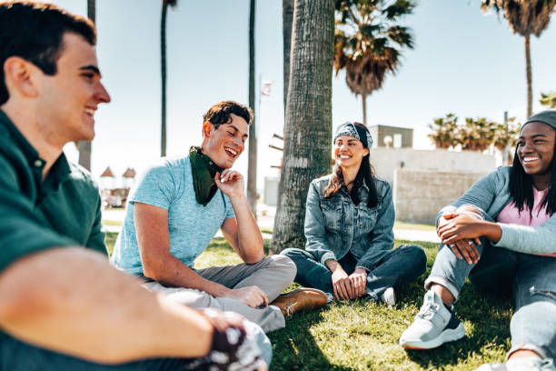 istock happiness friend laughing at the park 1479178455