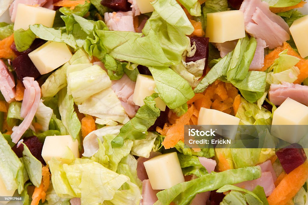 Ensalada en primer plano - Foto de stock de Alimento libre de derechos