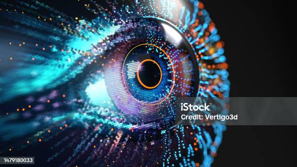 Digital Eye Ai Artificial Intelligence Digital Concept Stock Photo - Download Image Now