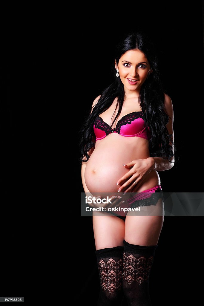 Наслаждаясь на беременность - Стоковые фото Беременная роялти-фри