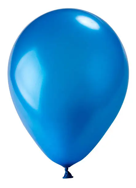 Photo of dark blue balloon