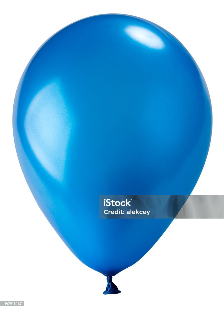 Ciemny blue balonu - Zbiór zdjęć royalty-free (Balon)