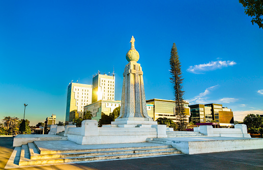 Monumento al Divino Salvador del Mundo en San Salvador, El Salvador, Centroamérica photo