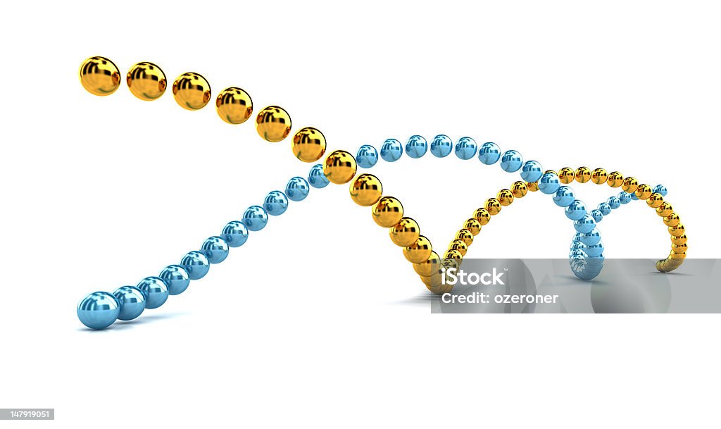 DNA Spirale - Lizenzfrei Abstrakt Stock-Foto
