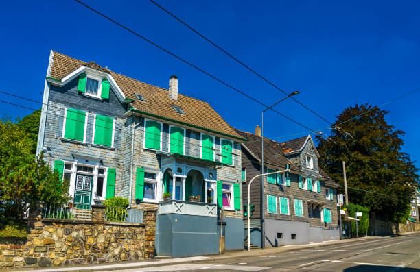 istock Historic slate houses in Solingen-Grafrath, Germany 1479193095