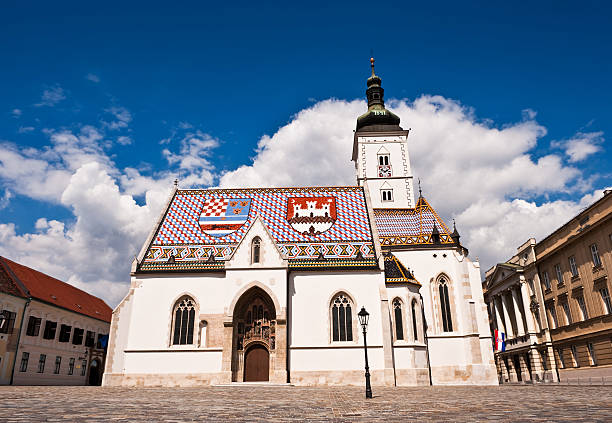 istock St. Mark's Church at  Zagreb, Croatia 147919428