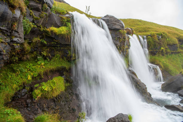 Gluggafoss Waterfall in South Iceland stock photo