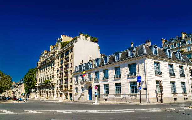 istock Typical architecture of Paris in France 1479202682