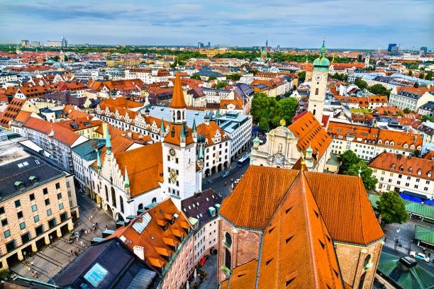 istock Panoramic aerial view of Munich, Germany 1479206697