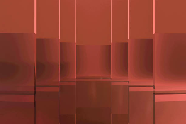 istock Abstract background of reddish pillars. 1479209714