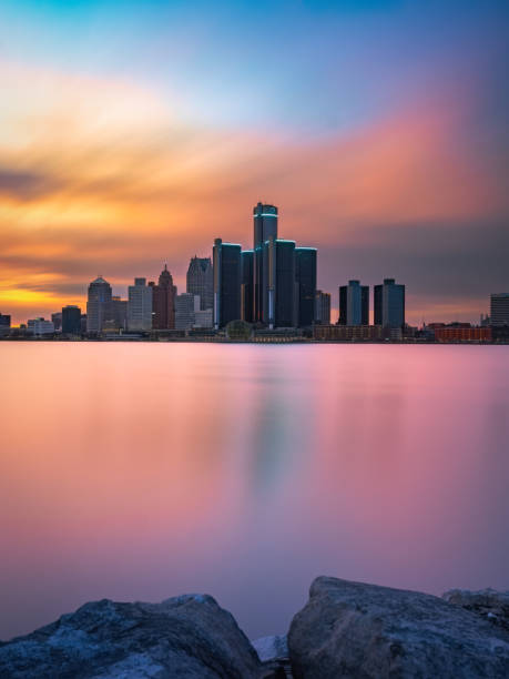 istock Detroit, Michigan - Skyline at Dusk 1479228921