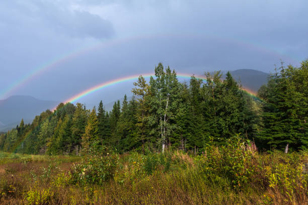 A double rain near the community of Terrace, British Columbia.