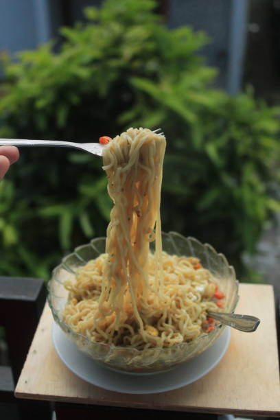 istock Tasty instant noodles with spicy level 1479240241