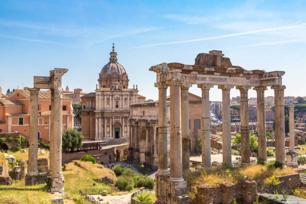 istock Ancient ruins of Forum in Rome 1479243670