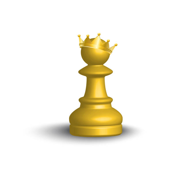 istock pawn crown for concept design. Chess pawn in the crown. Vector illustration. 1479254491