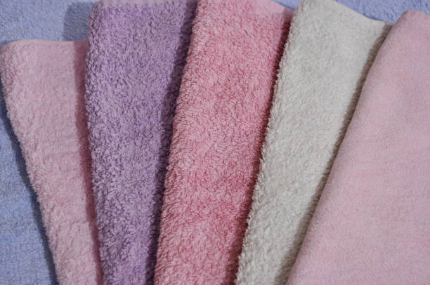 istock Beautifully folded colorful towels 1479274210