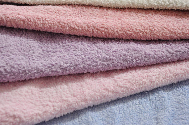 istock Beautifully folded colorful towels 1479274232
