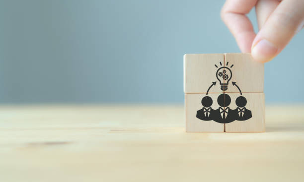 istock Idea generation and innovation strategy concept. Innovative thinking drive business growth,deliver value, build competitive advantage. Design thinking, develop new product, brainstorm, pitching idea. 1479275028