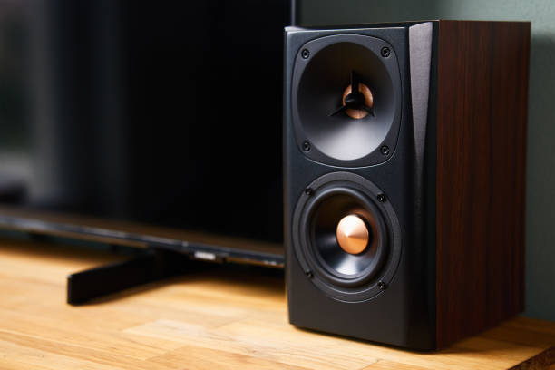 istock Sound speaker in living room interior 1479275288