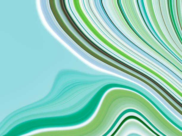 istock Abstract wave curved pattern in bright green tones. Design templates. Fabric. Backdrop. Wallpaper. Billboard. Book cover 1479277393