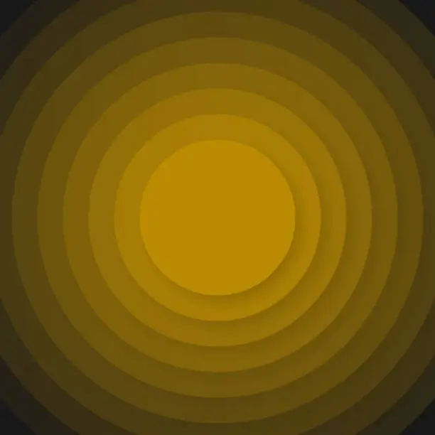 Vector illustration of Abstract design with circles and Brown gradients - Trendy background