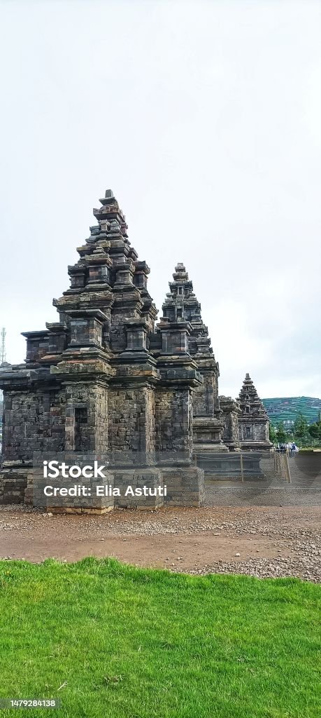 Krisna Temple in Dieng Banjarnegara Indonesia Ancient Stock Photo