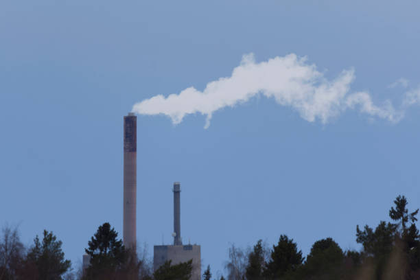 istock Smoke coming from industrial chimney 1479284203