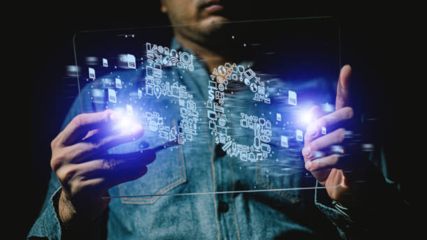 istock 5G and internet of things or IOT concept, Hand touching virtual 5G signal. IOT is high technology which every device will connect and control by 5G high speed internet. 1479288073