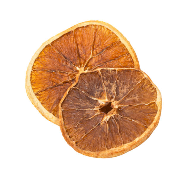 istock Dried citrus orange chips natural isolated on the white background 1479291534