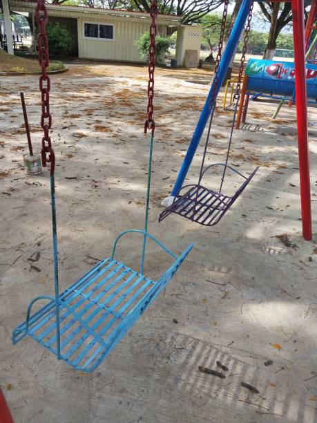 istock Colorful Playground Swings for Kids 1479292676