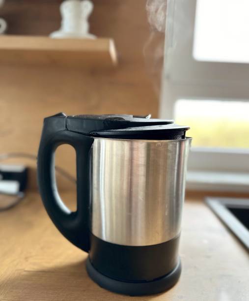 istock A single electric stainless steel Kettle on the kitchen counter. 1479299315
