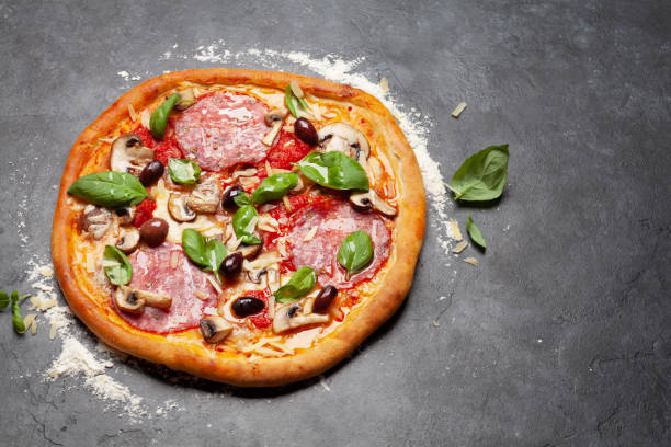istock Italian cuisine. Pepperoni pizza 1479303379