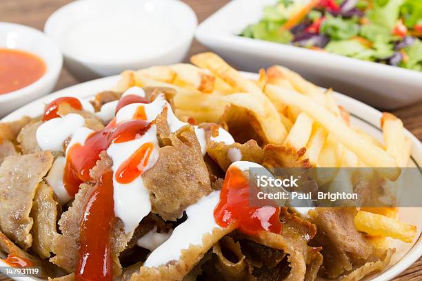 Carne Donner Chips - Fotografias de stock e mais imagens de Alimentação Não-saudável - Alimentação Não-saudável, Almoço, Batata Frita - Lanche