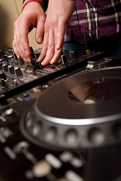istock Hands of a Dj performing 147931637