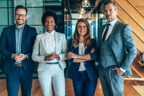 Portrait of business team