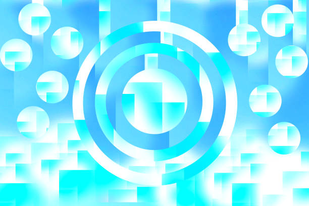 Abstract technological blue background, background image for the Internet and site cover