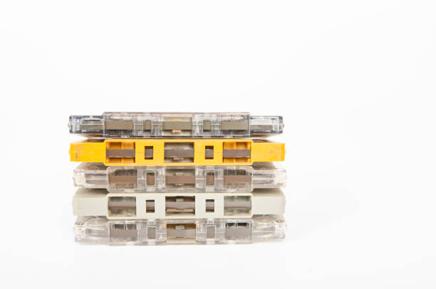 istock An old cassette tape on a white background 1479321446