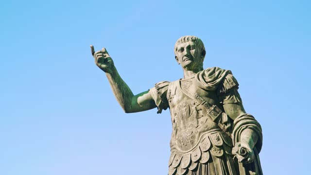 Emperor Trajan statue
