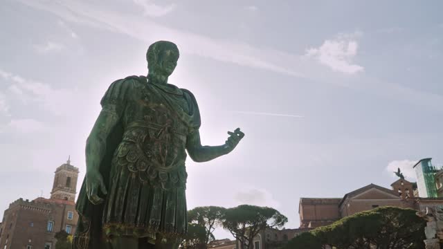 statue of emperor Julius Caesar in Rome