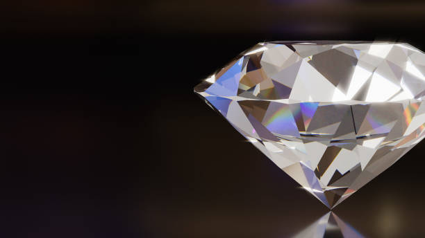 istock 3D rendering of a close up brilliant diamond in a black background 1479328282
