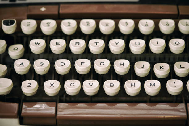 istock Selective focus of an old vintage typewriter 1479328462