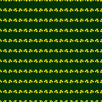 SAINT PATRICK S DAY seamless pattern with clover