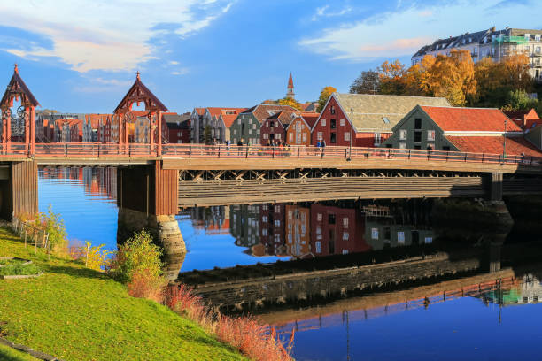 istock The bridge Den Gamle Bybru ( The old Bridge), Trondheim 1479337798