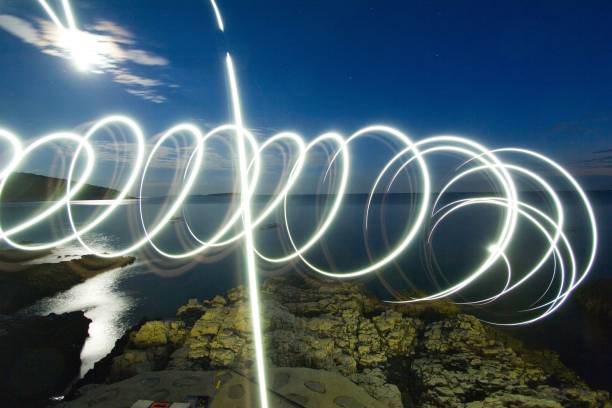 istock White light making circles of a spiral on the rocks 1479338433