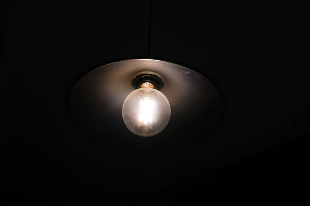In the dark stock photo