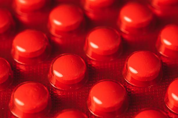 istock Closeup shot of red pills 1479340969