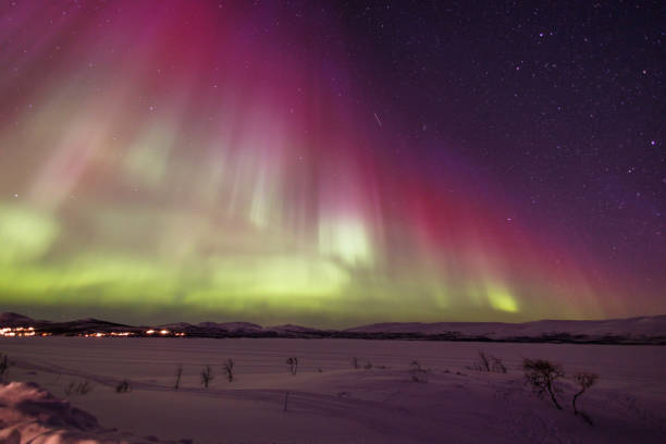 istock Impressive and Colorful Aurora Borealis over Lappland 1479347646